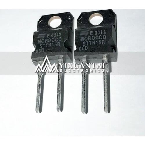 10pcs/lot STTH15R06D 15R06 TO220 New original