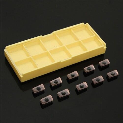 10pcs Inserts Cutter Wood Turning Working Lathe Cutter APKT11T308-PM Gray