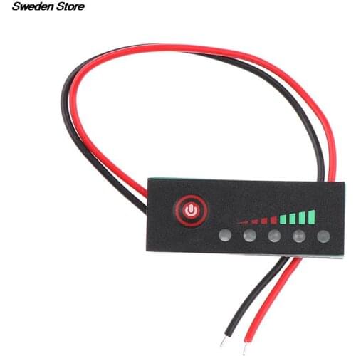 12V 1/2/3/4S 18650 Lipo Battery Indicator Tester LCD Display Meter