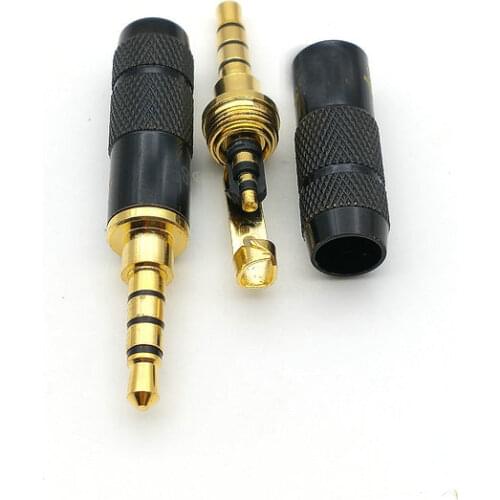 20pcs 3.5mm 4 Pole Repair Headphone Jack Plug Cable Audio connector