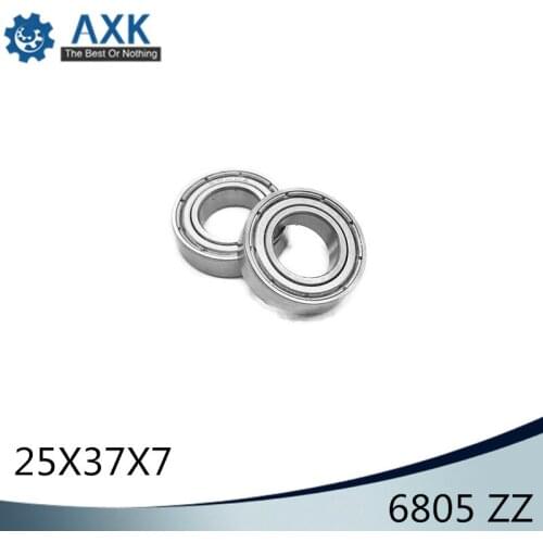6805ZZ Bearing 25*37*7 mm ( 10 PCS ) ABEC-1 Metric Slim Thin Section 61805Z 6805 Z ZZ Ball Bearings 6805Z