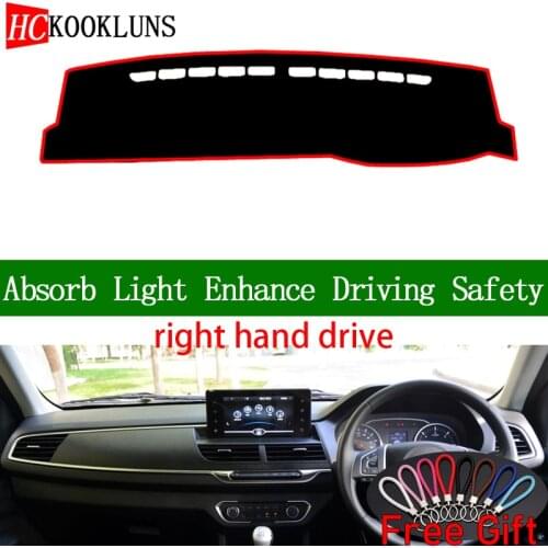 For great wall wingle 7 2018 Right Hand Drive Dashboard Cover Car Stickers Sun Shade Dash Mat Carpet Interior Accessories