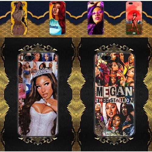 Megan Thee Stallion Phone case For Xiaomi Mi Max Note 3 A2 A3 8 9 9T 10 Lite Pro Ultra black trend cell cover fashion bumper