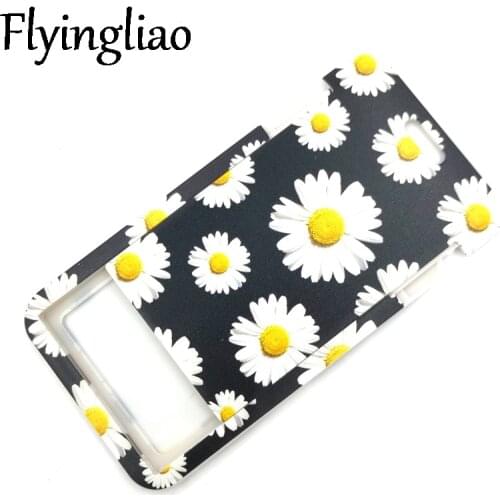 Daisy Flowers Credit Card ID Holder Bag Student Women Travel Card Cover Badge Gifts Accessories Work Name Card Holder Gifts