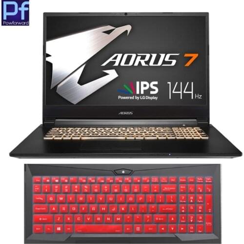 For Gigabyte AORUS 7 NA-7US1021SH 17" 17.3'' AORUS7 series Notebook 17.3 inch laptop Keyboard Cover Protector Skin