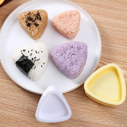 Sushi Mold Onigiri Rice Ball Food Press Triangular Sushi Maker Mold Japanese Bento Kitchen Gadget Sets Japanese Food