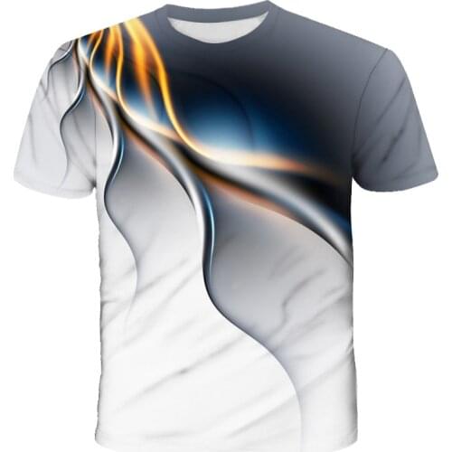 Popular Men Tshirt Short Sleeve 3D Printed Lightning T-shirt Uniquely Raindrop oversized t shirt O-neck Summer Men’s Clothes