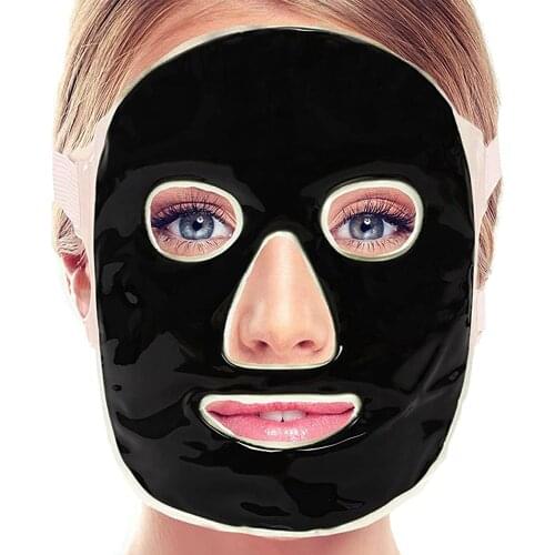 Clay Facial Ice Mask Hot & Cold Face Mask For Acne,Swollen Face,Puffy Eyes,Dark Circles,Headache Facial Treatment Skin Care Tool