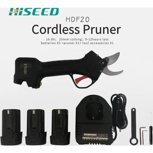 Strong and fast hand elettric pruner, portable lithium battery best quality