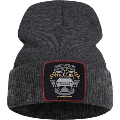 Reindeer Novelty Print Comfort Hats Wool Ski Unisex Knitted Cap Spring Warm Cotton Beanie Caps Outdoor Casual Hedging Hat