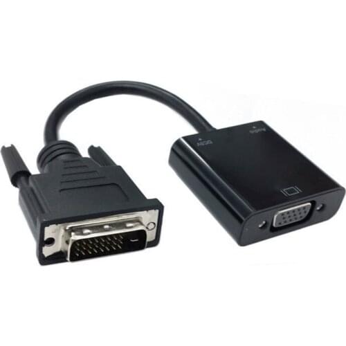 The New DVI Input to VGA Output Video adapter with 3.5mm Audio & USB Power Port For Projector Monitor DV-040