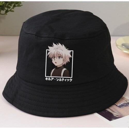 Hunter X Hunter Killua Anime Bucket Hat Casual Fashion Sunscreen Unisex