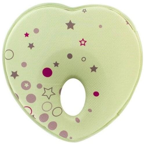Loving Heart Shape Baby Pillow Cute Flat Head Pillow Prevent Flat Head For Toddler Newborn Baby Soft Pillow