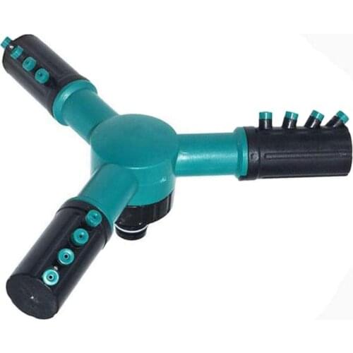 360 Degree Rotating Garden Sprinkler Automatic Lawn Watering Sprayer with 3 Adjustable Arms Yard Irrigation Kits