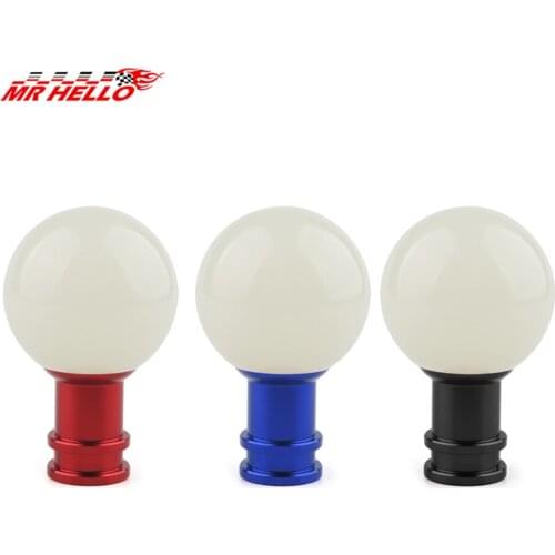 Luminous Shift Knob Gear Shifter Knob Shift Head Universal Gear Shift Knob Aluminum