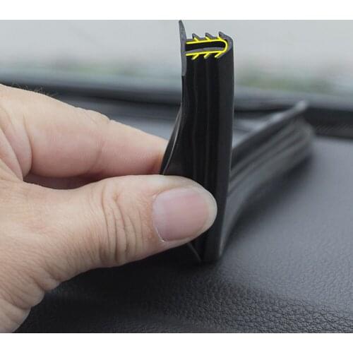 Car Dashboard Sealing Strips Sound Seal Strip Stickers for ford focus kuga fiesta mondeo fusion Tuga Ecosport mk2 mk3 mk4 mk7