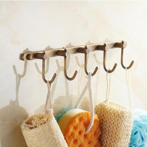 High quality Europe style solid brass material bronze Finish Bathroom robe hooks Coat Hook,Wall Hook bathroom accessories