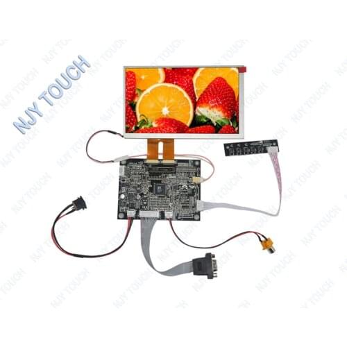 7 Inch TFT INNOLUX AT070TN82 V.1 2*30 Pin LCD Screen Panel 800x480 LED Backlight Plus VGA AV LCD Controller Driver Board KYV N2