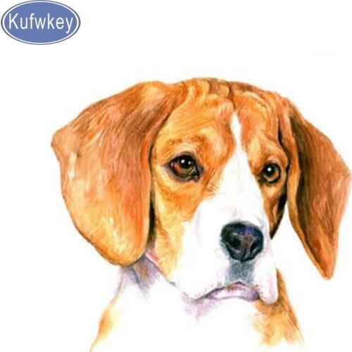 Diamond embroidery Beagle diamond painting dog 3d Cross Stitch full drill square Rhinestone mosaic kits home decor wall sticker