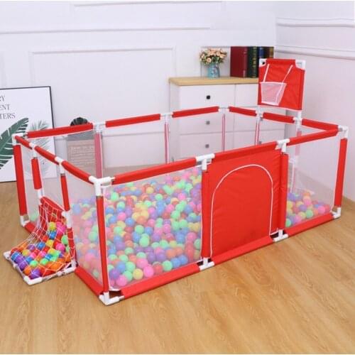Childrens Indoor Playground Outdoor Play Fence Kids Indoor Ocean Ball Pool Football Field Baby Pitching Toy Safety Fence
