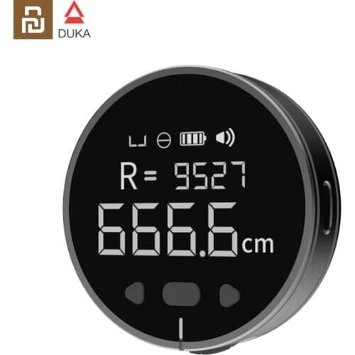 Youpin DUKA Electronic Ruler Rechargeable 8 Functions Rangefinder Portable HD LCD Screen Long Standbuy Multifunction ruler