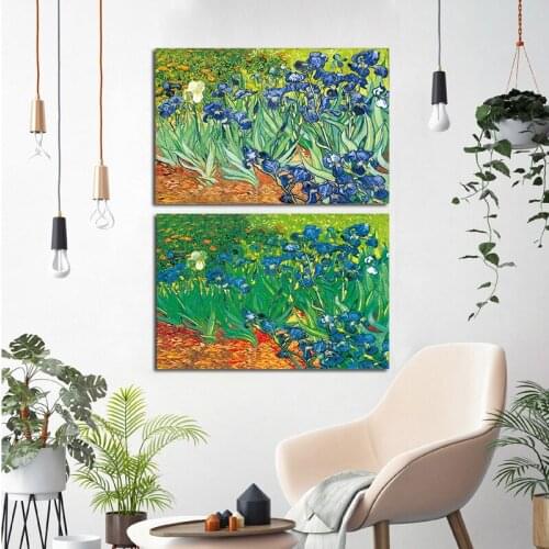 Claude Monet Canvas Art Water Lilies Painting Impressionist Landscape Painting Posters and Prints Wall Picture for Living Room