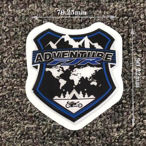 Windshield Stickers For Yamaha FJR1300 Fjr1300 motorcycle Tank Pad Protector Suitcase Cases Baggage Emblem Side Kuip Symbol