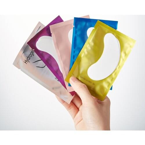 Yelix Under Eye Pads Eyelash Extension Pads Patches 200PCS Natural Hydrogel Eyelash Extension Supplies Gel Professional