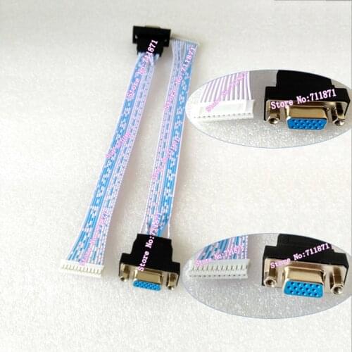 12P to 15P VGA Female D-Sub Adapter Connector 12Pin 15Pin D-Sub VGA connector Adapter 12Pin 15 hole VGA HDB15 D-sub cable Line