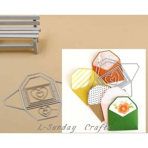 L-Sunday Crafts Die Cuts Envelope Cutting Dies Stencils Scrapbooking Embosing Card Making Crafts