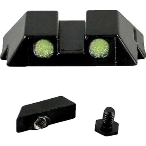 Green Dot Night Sight Outdoor Hunting Handgun Pistol Riflescope Glow Sight for Glock 17/19/22/23/26/27/33/34/35