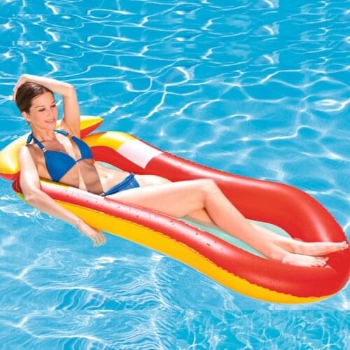 Garden Outdoor Floating Bed Inflatable Water Hammock Floating Bed Lounge Chair Drifter Swimming Pool Summer Beach Accessories