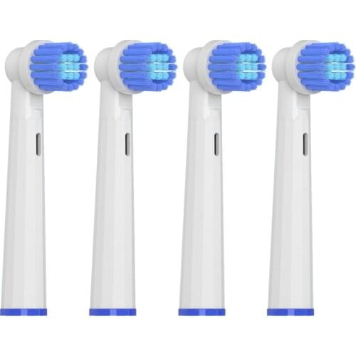 Sensitive Replacement Brush Heads For Oral B D12 D16 D100 EB50 Dual Action Floss Electric Toothbrush Clean Soft Vacuum Heads