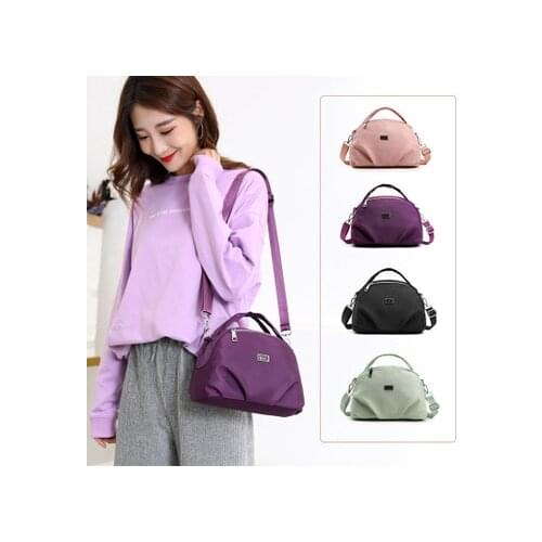 Womens bag autumn new Korean Oxford single shoulder portable diagonal bag lightweight waterproof casual nylon make up Purse bag