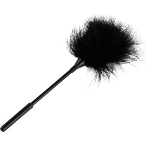 Bondage Slave Erotic BDSM SM For Couple Women Adult Game 26.5cm Flirt Whip Bird Feather Flogger Sex Toy Products