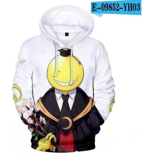 New Assassination Classroom Korosensei Anime Hoodies Men/Women Autumn Pullover Sweats Hoodie Fashion Sweatshirts MW Kids Clothes