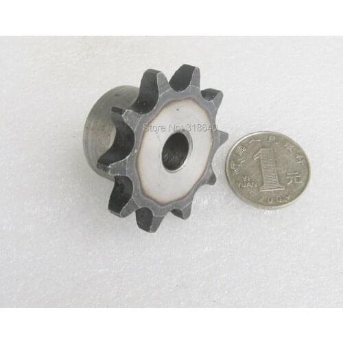 08B 10T 10Teeth Pitch 12.7mm 1/2" Bore not larger than 12.3mm Industry Transmission Drive gear Single Sprockets mechanical parts