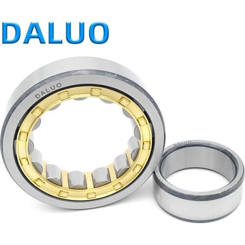 1PCS NU2204EM 20X47X18 32504 NU2204ECML NU2204 P6 ABEC-3 DALUO Cylindrical roller bearings Single row Metric