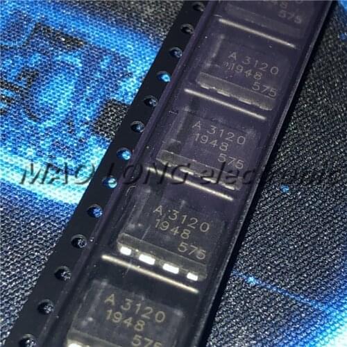 10PCS/LOT HCPL3120 SOP8 HCPL-3120 SOP A3120 SOP-8 SMD FOD3120 In Stock Optocoupler Optocoupler patch