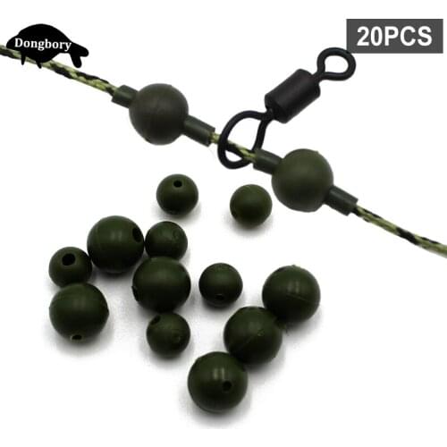 100Pcs Carp Fishing Shock Beads Rubber Floating Helicopter Chod Beads Rig Bore Shank Bead for Fishing Run Rig Tackle Accessories