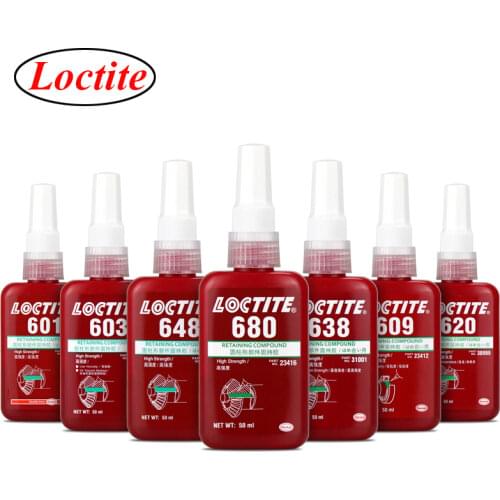 50ml Loctite 601 620 648 680 Cylindrical Parts Holding Glue High Strength Temperature Bearing Fastening Adhesive 603 609 638 640