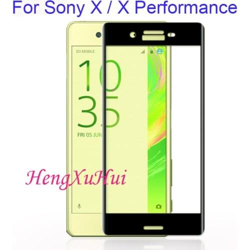 3D Tempered Glass Full Coverage Full Glued Soft Edge Screen Protector for SONY Xperia X and X Performance Series