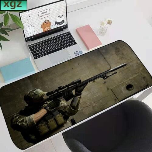 Sniper mini pc large mouse pad 300x800 computer keyboard gaming accessories desk mat xxl Rubber material waterproof and non-slip