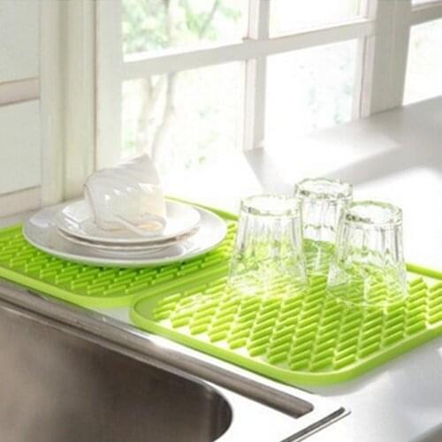 Silicone Pot Holder Heat Resistant Pot Mat Silicone Trivets Pat Coaster Placemat Kitchen Tools 22*16cm