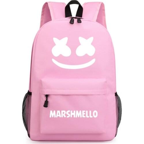 Satchel DJ Marshmello Children School Backpacks Cool Luminous Waterproof Schoolbag Student School Shoulder Bag for Boys Girls