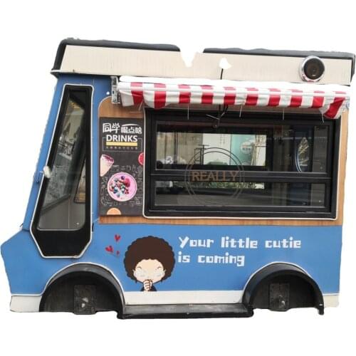 Mobile Snack Dinner Electric Mini Fast Food Cart Truck