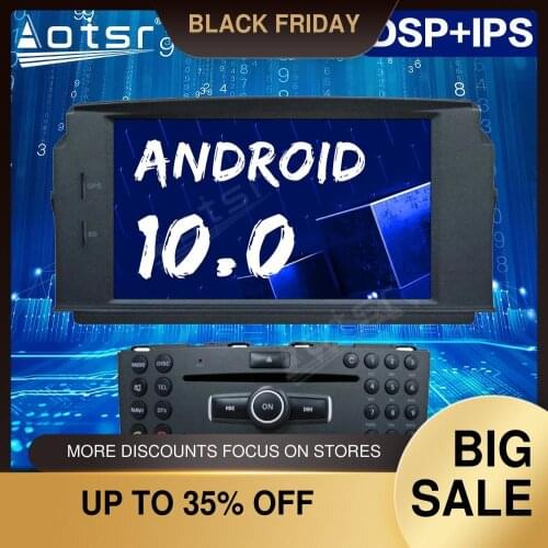Android 10.0 Radio Multi-dvd Player For Mercedes Benz C Class C180/C200/C230 W204 Car GPS Navigation Audio Auto Stereo Head Unit