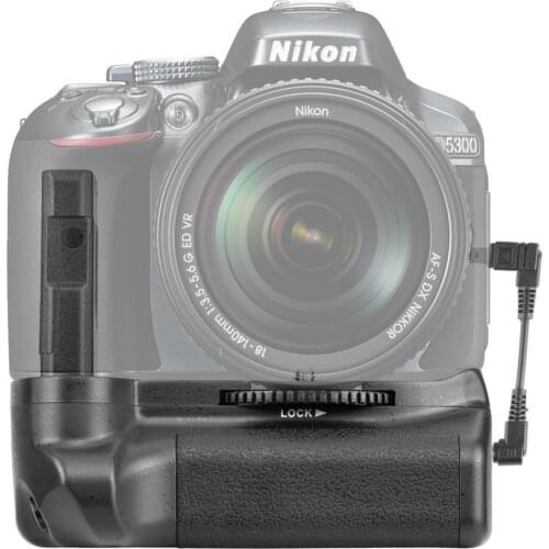 Neewer Pro Battery Grip for Nikon D5100 5200 D5300 DSLR Camera Compatible with EN-EL14 Batteries