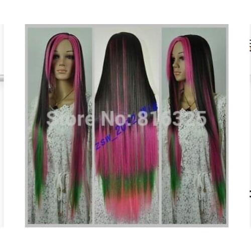 Wholesale DM32076 >Colored Wigs Sexy Woman With Long Straight Hair Wig