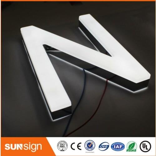 Wholesale 3d stainless steel letter illuminated led letter